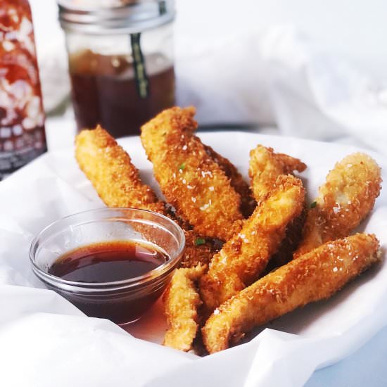 Crispy Coconut Chicken & Hot Honey - Recipe photo by Keeping It Simple