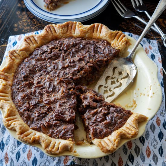 Butterscotch Pecan Pie - Recipe photo by beyondkimchee