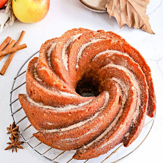 Apple Cider Donut Cake - Recipe photo by EasyBudgetRecipes