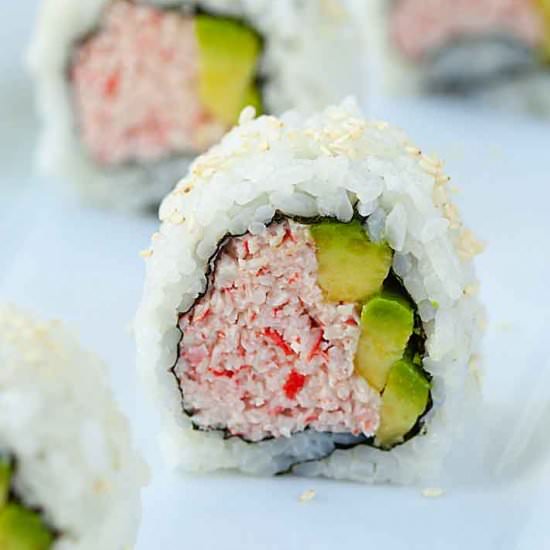 Homemade California Rolls - Recipe photo by ohmyfoodrecipes