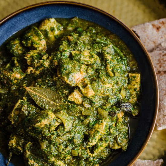 Palak Chicken - Recipe photo by tiffinandteaofficial