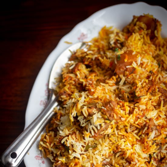 Mum's Biryani - Recipe photo by tiffinandteaofficial