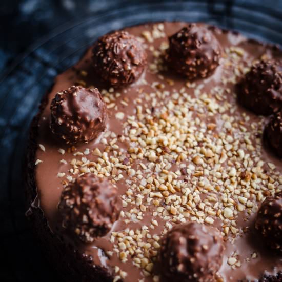 Ferrero Rocher Cake - Recipe photo by tiffinandteaofficial