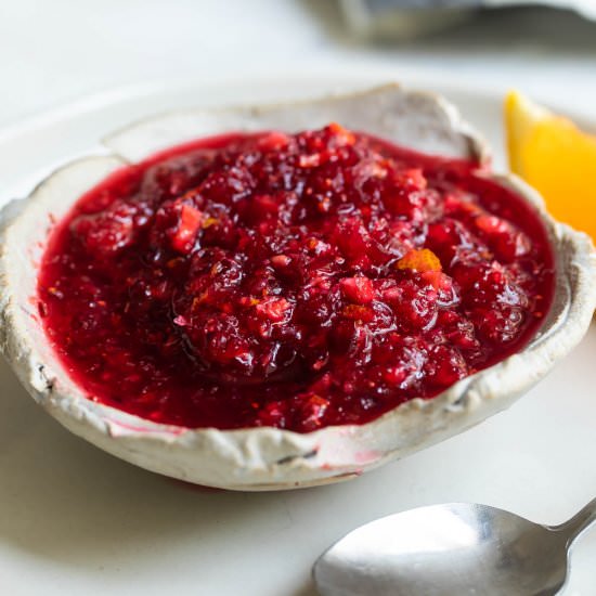 Cranberry Relish - Recipe photo by culinaryhill