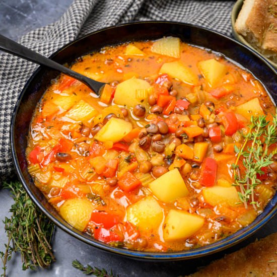 Vegan Jamaican Gungo Peas Stew - Recipe photo by vegancocotte