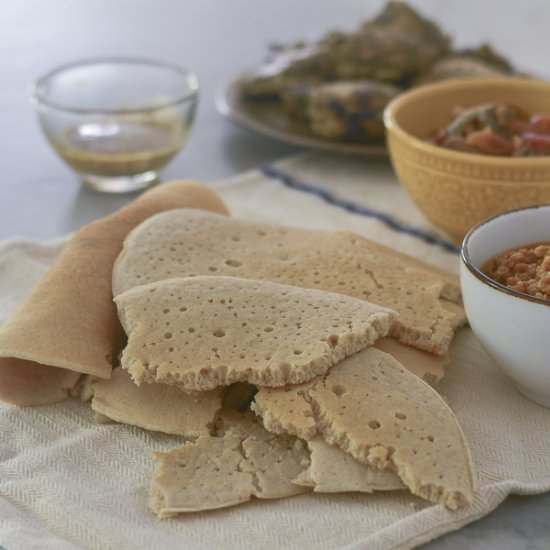 Injera Ethiopian Bread - Recipe photo by Feed Your Soul