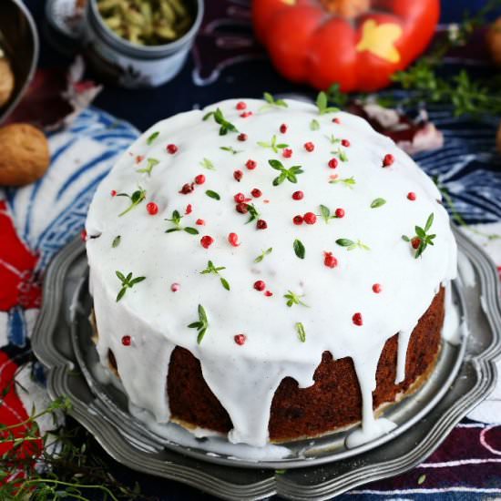 Pumpkin Bulgur Spelt Cake with Vani - Recipe photo by angiesrecipes