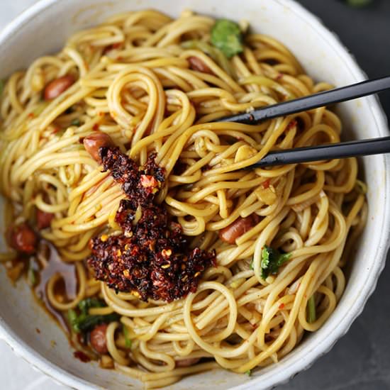 Chinese Spicy Cold Noodles - Recipe photo by adailyfood