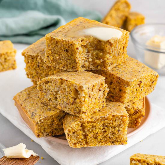 Kid Approved Vegan Cornbread - Recipe photo by tastythriftytimely
