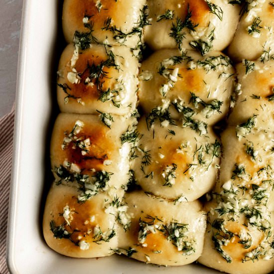 pampushki | ukrainian garlic bread - Recipe photo by whisked away kitchen