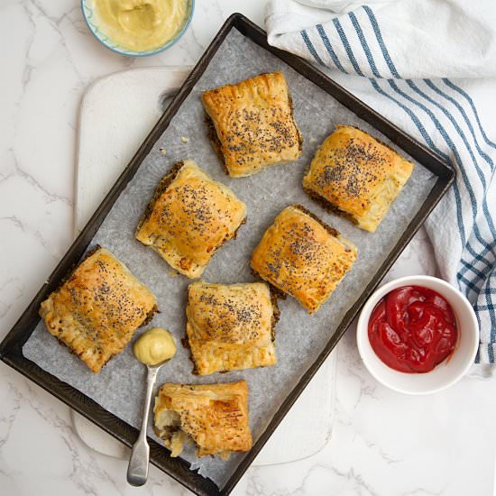 Vegan Suasage Rolls - Recipe photo by dailydish