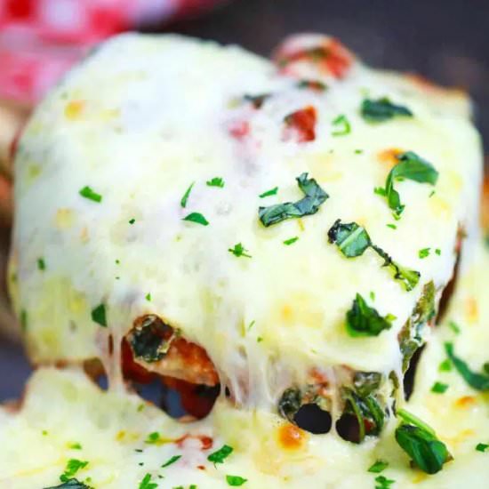 Spinach lasagna - Recipe photo by peasandpeonies