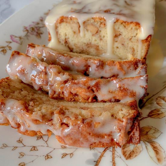 Amish Apple Fritter Bread - Recipe photo by NotEntirelyAverage