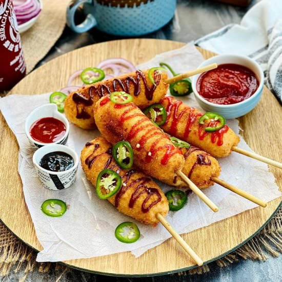 Korean Corn Dog Recipe - Recipe photo by ramonascuisine