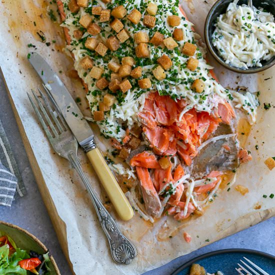 Trout Fillet with Celeriac - Recipe photo by between2kitchens
