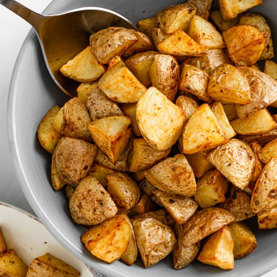 Crispy Roasted Potatoes - Recipe photo by tastythriftytimely