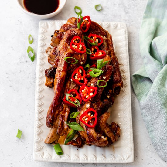 Slow Cooker Chinese Ribs - Recipe photo by Searchingforspice