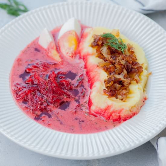 Polish beet soup - Recipe photo by everyday-delicious.com