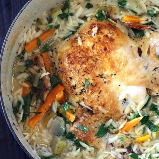 Nigella's chicken in a pot - Recipe photo by Food Gal