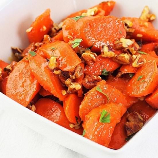 maple glazed carrots - Recipe photo by nowcookthis