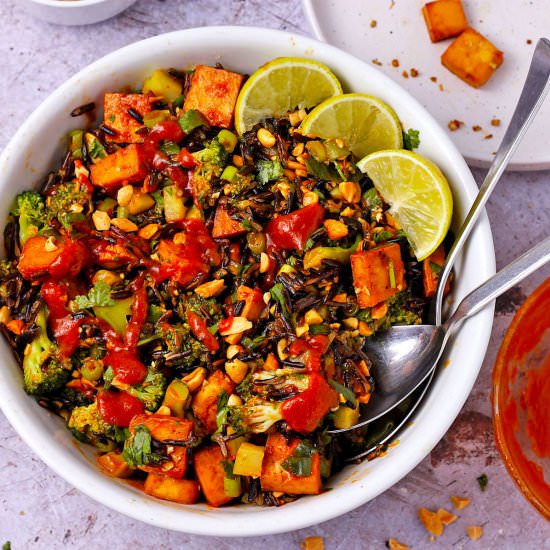 Lemongrass Wild Rice Salad - Recipe photo by veganwithgusto