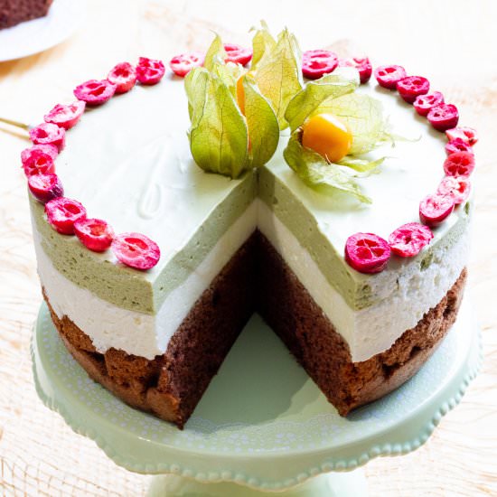 Matcha cake - Recipe photo by mecooks.com