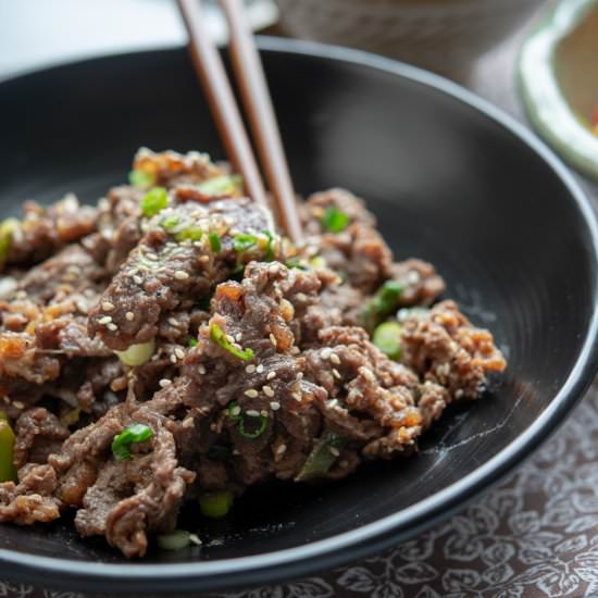 Classic Korean Beef Bulgogi - Recipe photo by beyondkimchee