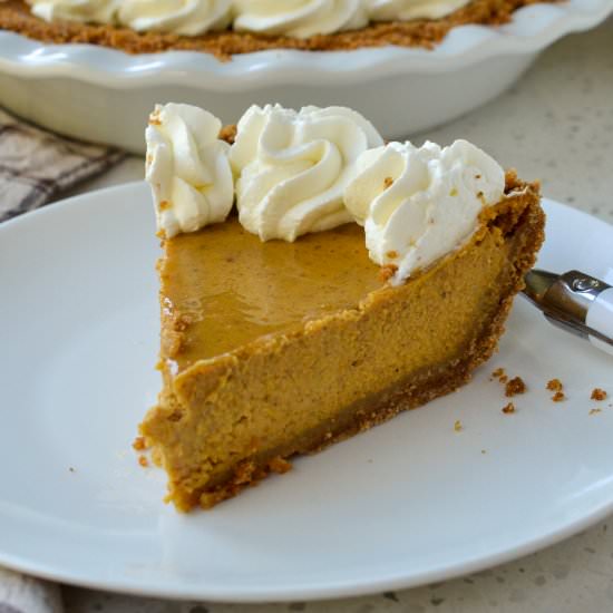 Homemade Pumpkin Pie - Recipe photo by Small Town Woman