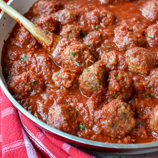 Baked Meatballs - Recipe photo by Small Town Woman