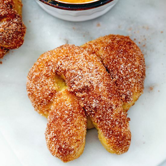 Pumpkin Beer Pretzels - Recipe photo by Wearenotmartha