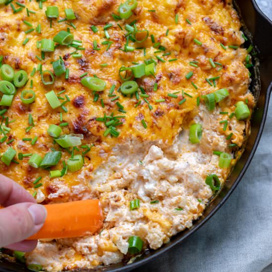 Buffalo Cauliflower Dip - Recipe photo by veggie desserts