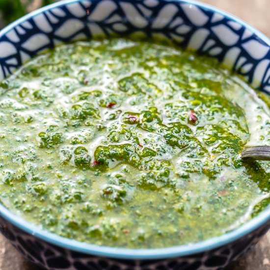 5-Minute Chermoula - Recipe photo by The Mediterranean Dish