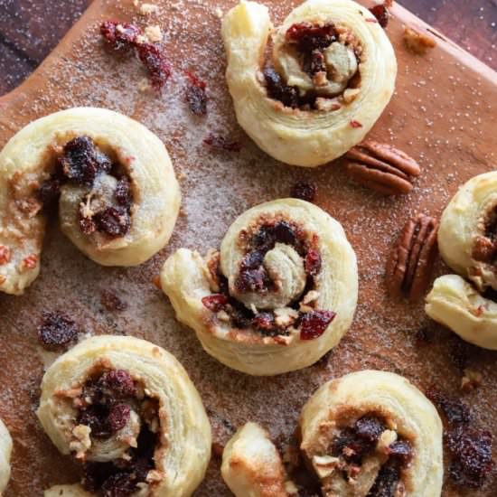 Cranberry Pecan Pinwheels - Recipe photo by butternutandsage