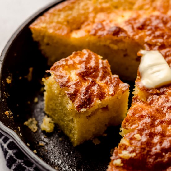 skillet cornbread - Recipe photo by freshaprilflours