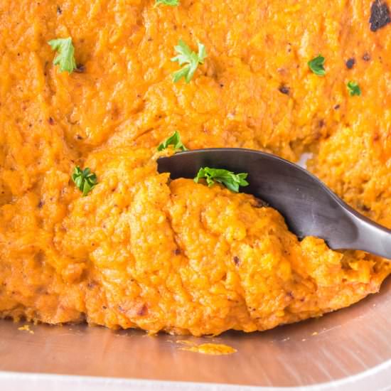 Grilled Mashed Sweet Potatoes - Recipe photo by BBQing With The Nolands