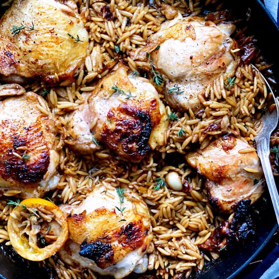 Buttermilk chicken thighs - Recipe photo by The Greek Foodie