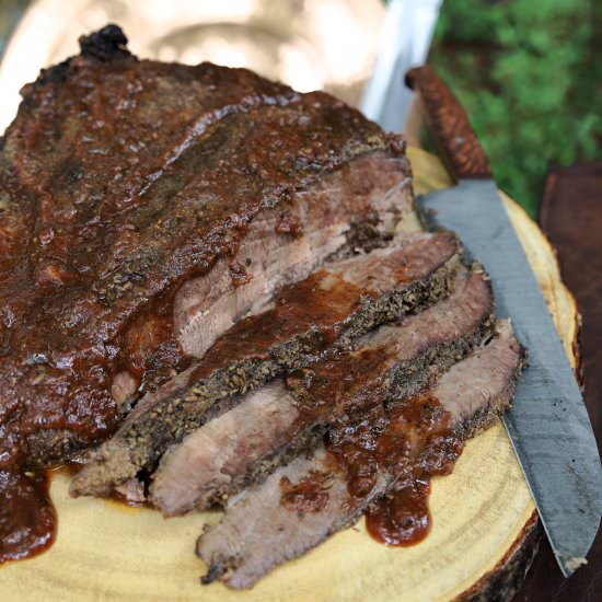 camp half-blood's bbq brisket - Recipe photo by The Gluttonous Geek