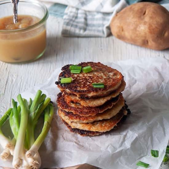 Classic German Potato Pancakes - Recipe photo by ramshacklepantry