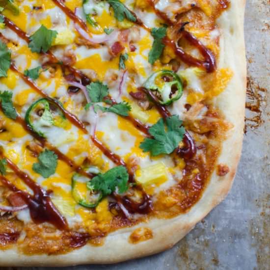 BBQ Pulled Pork Pizza - Recipe photo by fakeginger