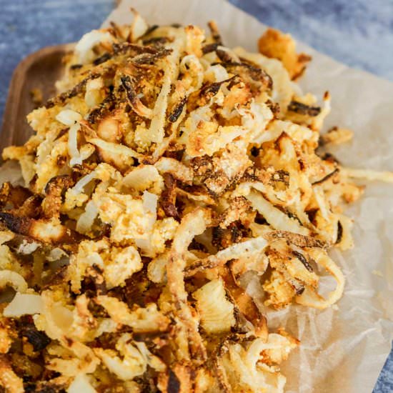 Gluten Free Fried Onions - Recipe photo by peelwithzeal