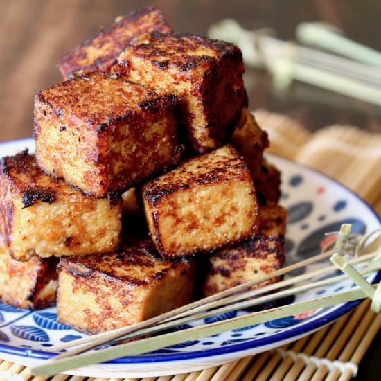 Miso Garlic-Ginger Tofu - Recipe photo by cookingontheweekends
