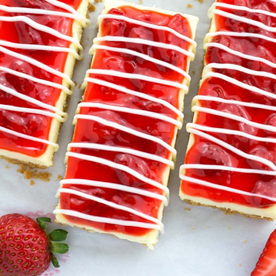 Cheesecake Bars - Recipe photo by borrowedbites