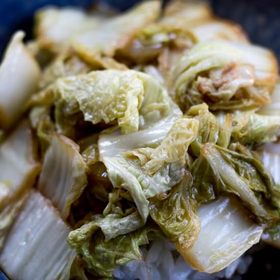 Stir-Fried Napa Cabbage - Recipe photo by LifesLittleSweets