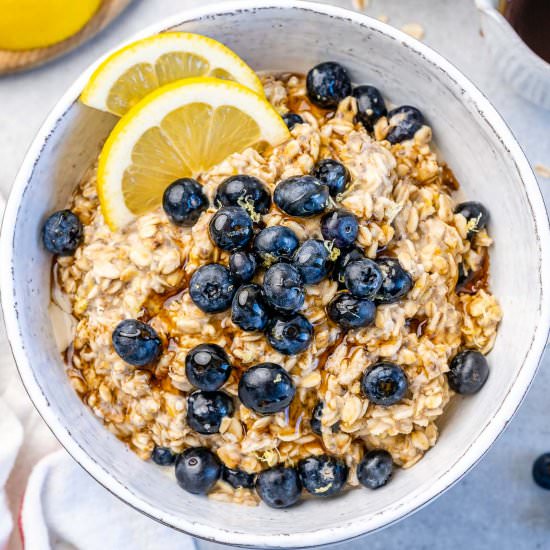 BLUEBERRY OVERNIGHT OATMEAL - Recipe photo by healthyfitnessmeals