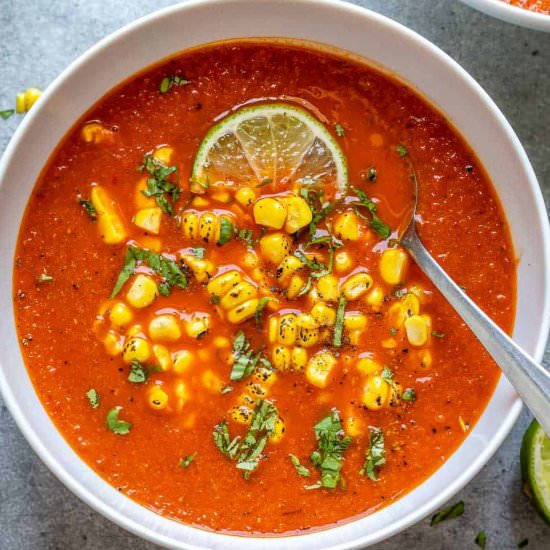 MEXICAN SWEET CORN SOUP - Recipe photo by healthyfitnessmeals