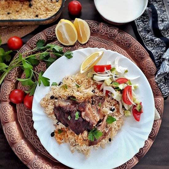 ROASTED LAMB AND RICE - Recipe photo by MyHomeDiaryinTurkey