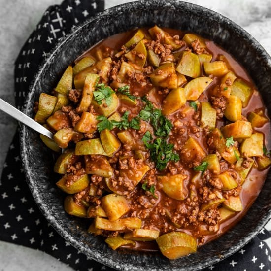 Lebanese Squash - Recipe photo by everylittlecrumb