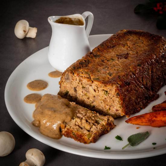 Perfect Holiday Vegetarian Roast - Recipe photo by Ourplantbasedworld