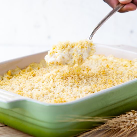 Cheesy Corn Casserole - Recipe photo by giftofhospitality
