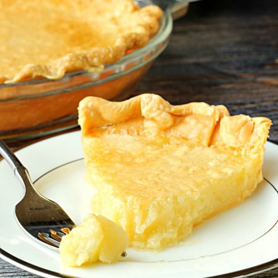 Buttermilk Pie - Recipe photo by CallMePMc